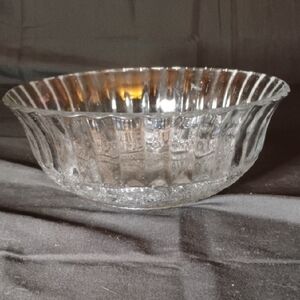Elegant Clear Glass Bowl